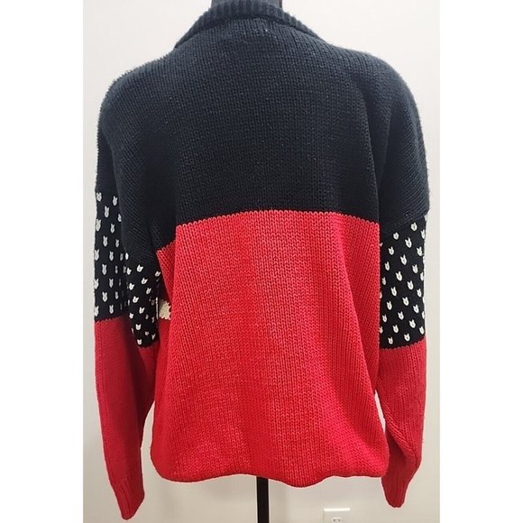 Vintage Lady Roi Polar Bear 80s Christmas Sweater Womens Acrylic Knit Size M - Picture 6 of 7